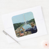 2001年記念演説 スクエアシール (封筒)