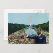 2001年記念演説 ポストカード (正面/裏面)