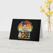 2001年限定版 エンパワメントウーマン 誕生日ギフト カード (黄色い花)