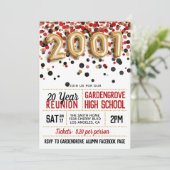 2001年高校懇親会 招待状 (スタンド正面)