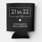 2001年22月21日誕生日パーティー 缶クーラー (正面)