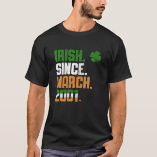 2001年3月以降のシャムロック・アイリッシュ・レジェンド・St patricks Tシャツ