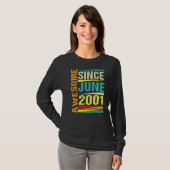 2001年6月21日の誕生日から21歳の伝説 Tシャツ (正面フル)
