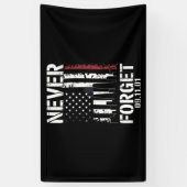 2001年9忘れ月11日のメモリアルデー 横断幕 (縦)