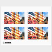 2001年9月11日のテロ攻撃を記憶する 長方形シール (シート)