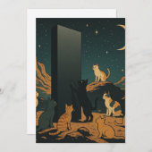 2001年：宇宙Meowdessi 招待状 (正面/裏面)