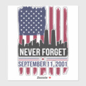 2001忘れ年9月11日メモリアルデー(米国) シール (シート)