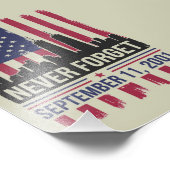 2001忘れ年9月11日メモリアルデー（米国） フォトプリント            (角)