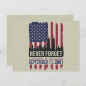 2001忘れ年9月11日メモリアルデー（米国） ポストカード (正面/裏面)