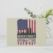 2001忘れ年9月11日メモリアルデー（米国） 招待状 (スタンド正面)