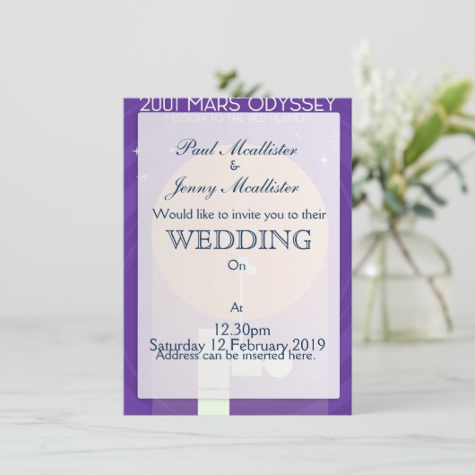 2001火星odyssey 招待状 (スタンド正面)