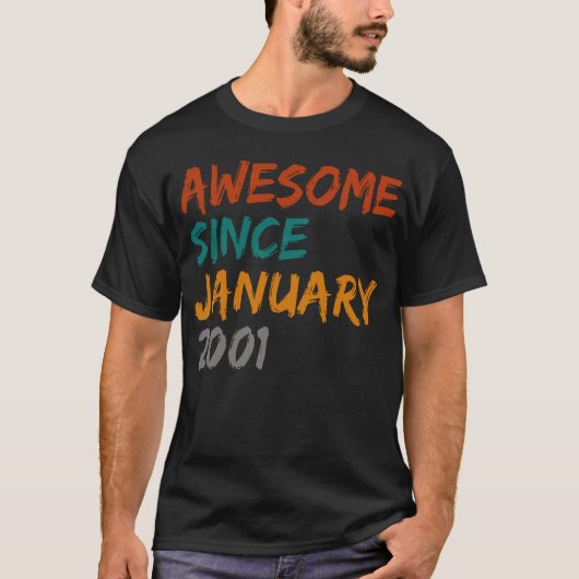 2001素晴らし年1月以降 Tシャツ (正面)