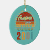 2001素晴らし年7月ヴィンテージ21日 セラミックオーナメント (右)