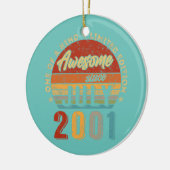 2001素晴らし年7月ヴィンテージ21日 セラミックオーナメント (左)