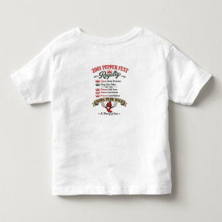 2001 ペッパーフェスト リユニオン トドラー/ベビー トドラーTシャツ