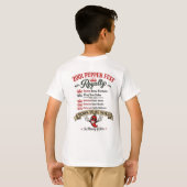 2001 ペッパーフェスト 25周年記念 ユースTシャツ Tシャツ (裏面フル)