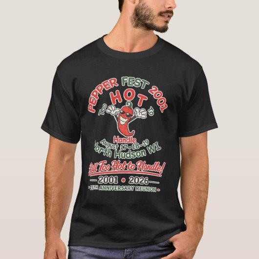 2001 ペッパーフェスト 25周年記念Tシャツ Tシャツ (正面)