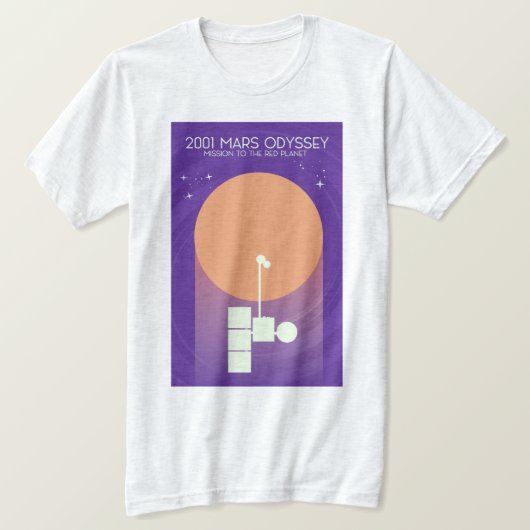 2001 マーズ・オデッセイ Tシャツ (デザイン正面)