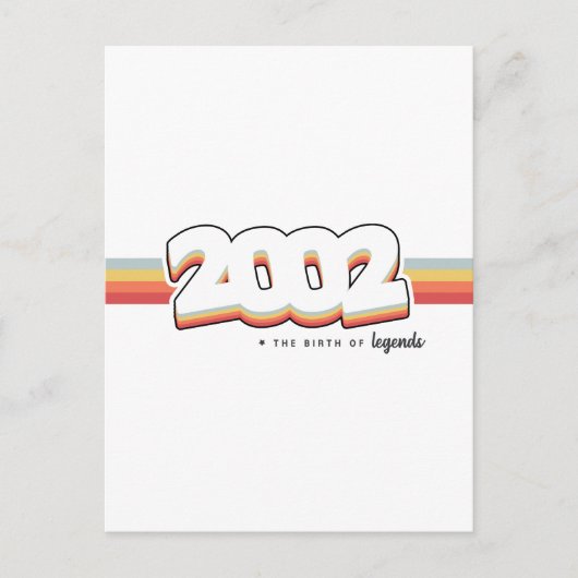 2002伝説のはがきの誕生 ポストカード (正面)