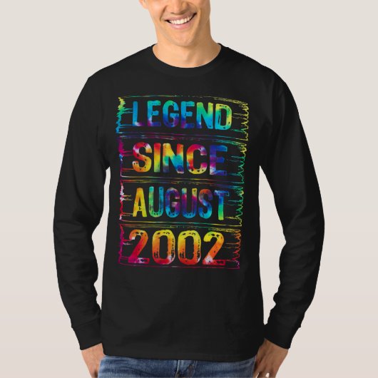 2002威厳がある年20誕生日ネクタイから20歳 Tシャツ (正面)