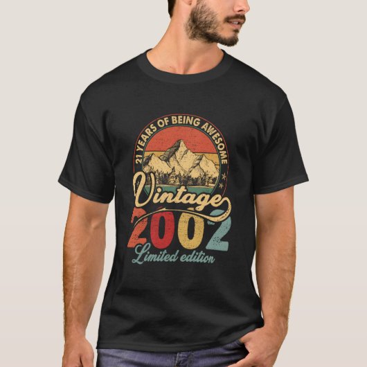 2002年から21年間の最高の思い出 Tシャツ (正面)