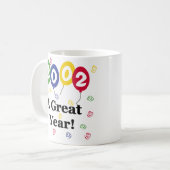 2002年すばらしい年の誕生日 コーヒーマグカップ (正面左)