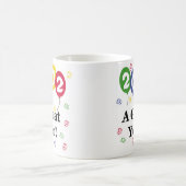 2002年すばらしい年の誕生日 コーヒーマグカップ (中央)