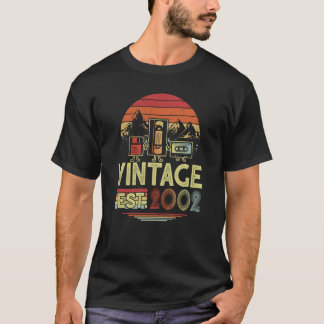 2002年に作られた21歳ヴィンテージ21歳Ret Tシャツ