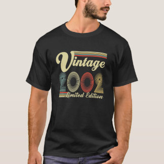 2002年に20歳生まれの贈り物を2002ヴィンテージ20歳 Tシャツ
