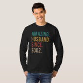 2002年のアニバーサー以来の驚結婚くべき夫 Tシャツ (正面フル)