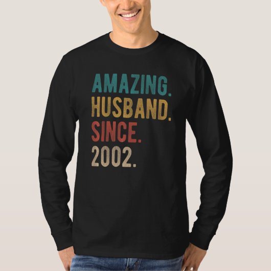 2002年のアニバーサー以来の驚結婚くべき夫 Tシャツ (正面)