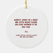 2002年の地獄への応援と良いニュース セラミックオーナメント (裏面)