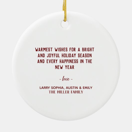 2002年の地獄への応援と良いニュース セラミックオーナメント (裏面)