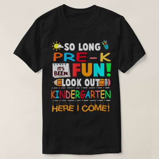 2002年の幼稚園を見据える長い就学前 Tシャツ (デザイン正面)