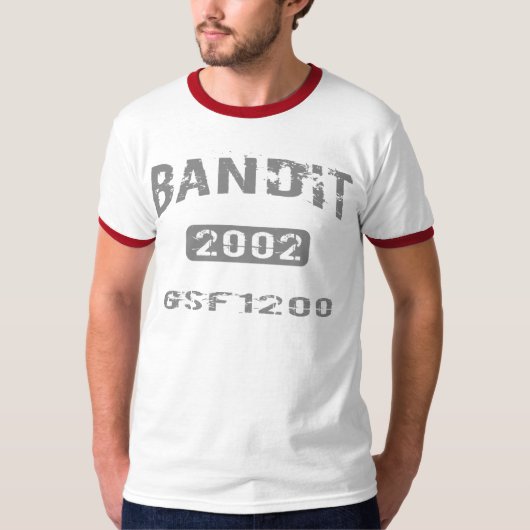 2002年の強盗GSF1200の服装 Tシャツ (正面)