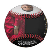 2002年の誕生日モノグラム名写真伝説 野球ボール (裏面)