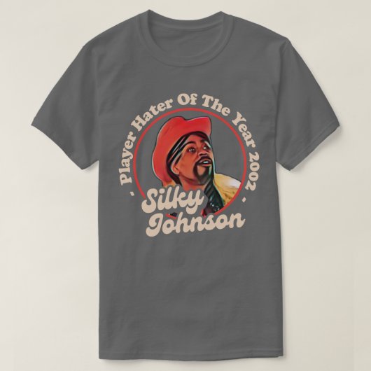 2002年の選手ハーターSilky Johnson 1 Tシャツ (デザイン正面)