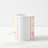 2002年の21歳生まれ生誕祭伝説ソフトピンク コーヒーマグカップ (中央)