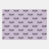 2002年の23歳の誕生日プレゼント21 ラッピングペーパーシート (正面2)