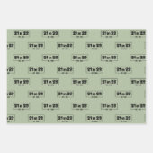 2002年の23歳の誕生日プレゼント21 ラッピングペーパーシート (正面2)