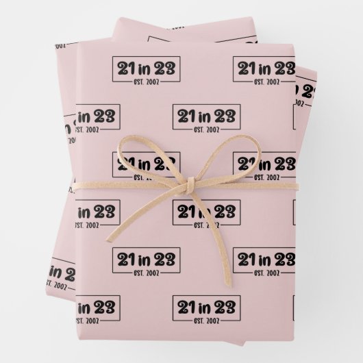 2002年の23歳の誕生日プレゼント21 ラッピングペーパーシート (インサイチュ)