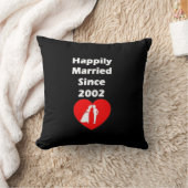 2002年以来幸福に結婚した クッション (ブランケット)