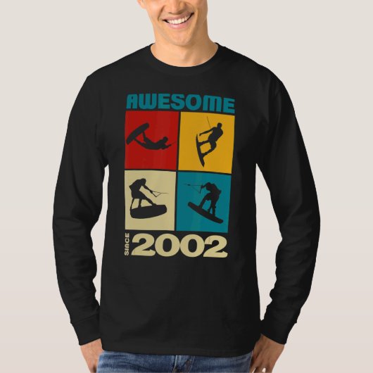 2002年素晴らし以降のウェイクボードライフスタイル2 Tシャツ (正面)