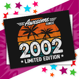 2002年限定 レトロ Awesome 2002年からずっと ポストカード