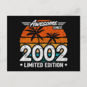 2002年限定 レトロ Awesome 2002年からずっと ポストカード (正面)