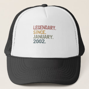 2002年1月以降の伝説 キャップ