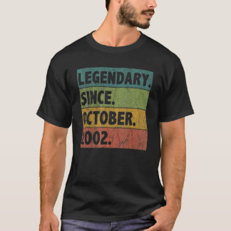 2002年10月20日誕生以来20年の伝説 Tシャツ