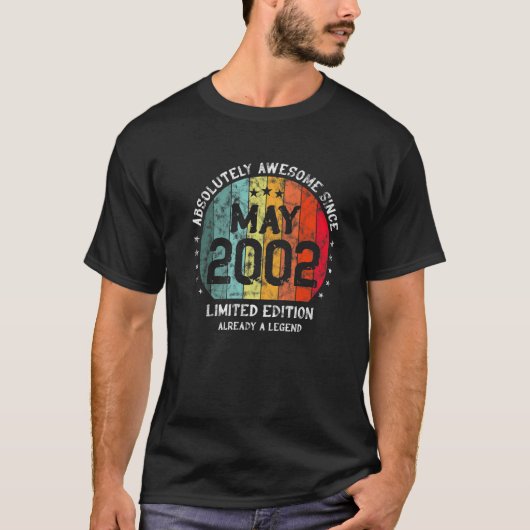 2002年5月以素晴らし降20誕生日 Tシャツ (正面)