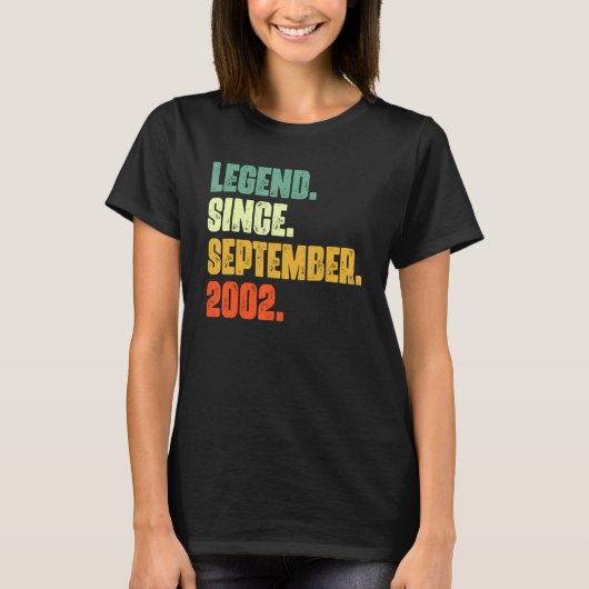 2002年9月20th Birから20歳の伝説 Tシャツ (正面)