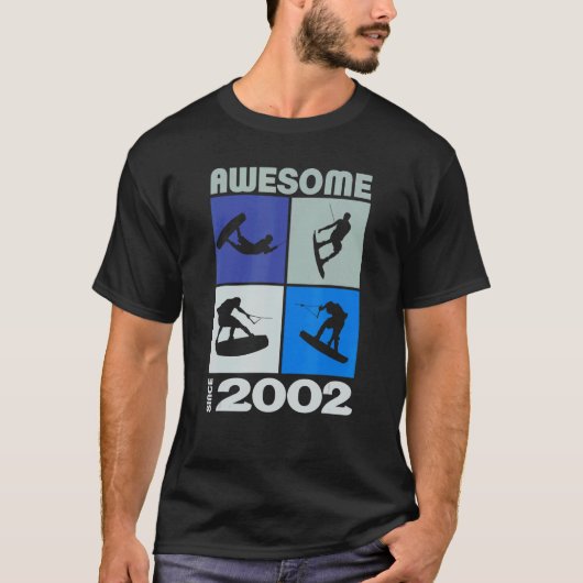 2002素晴らし年以来ウェイクボードライフスタイル1 Tシャツ (正面)